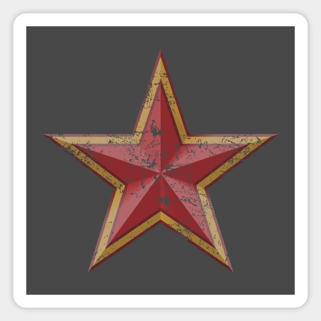 Soviet Star Magnet by GraphicGibbon